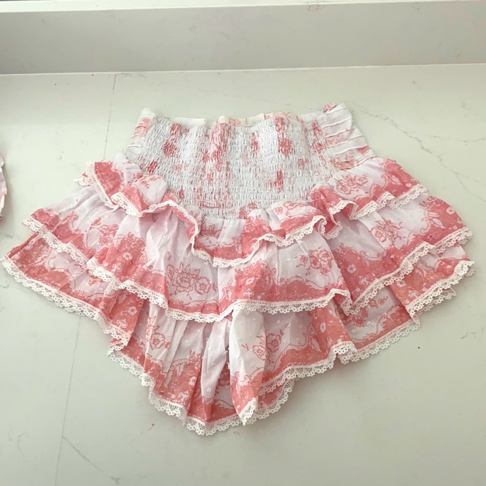 Pink and white preppy set